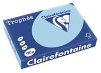Clairefontaine Trophée Pastel A4, 120 g, 250 vel, blauw