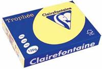 Clairefontaine Trophée Pastel A4, 120 g, 250 vel, citroengeel