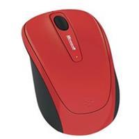 Microsoft Wireless Mobile Mouse 3500 - Limited Edition - muis - 2.4 GHz - vlamrood glanzend (GMF-00293)