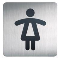 Durable Infobord pictogram  4956 vierkant wc dames 150mm