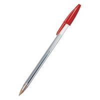 Bic Cristal pennen rood doos 50st