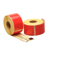 Dymo 99012 compatible labels, 89mm x 36mm, 260 etiketten, rood