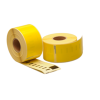 Dymo 99012 compatible labels, 89mm x 36mm, 260 etiketten, geel