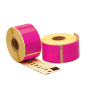 Seiko SLP-2RLE compatible labels, 89mm x 36mm, 260 etiketten, roze