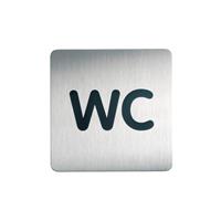 Durable Infobord pictogram  4957 vierkant wc 150mm
