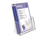 opus2 Folderhouder  A5 transparant