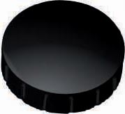 Maul magneet MAULsolid, diameter 24 x 8 mm, zwart, doos met 10 stuks