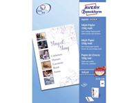 Avery Zweckform Avery 2579-100 A4 Wit pak fotopapier