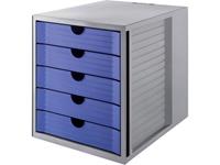 HAN Ladebox SYSTEMBOX KARMA 14508-16 Grijs DIN A4, DIN C4 Aantal lades: 5