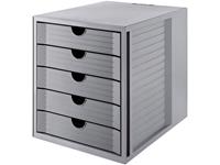 HAN Ladebox SYSTEMBOX KARMA 14508-18 Grijs DIN A4, DIN C4 Aantal lades: 5