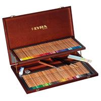 Lyra Rembrandt Aquarel houten koffer met 106 kleuren