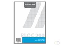 Aurora Kladblok  210x270mm ruit 5x5mm 200vel