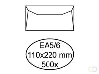 Quantore Envelop  bank EA5/6 110x220mm wit 500 stuks