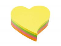Info Notes info shaped sticky notes 68x68hart' assorti 200 vel