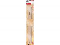 Aristo liniaal  30cm hout met metaalinleg