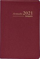 Brepols agenda Armada Seta 4-talig, 2021, bordeaux