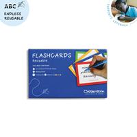 Correctbook Flashcards (systeemkaarten), ft A5, uitwisbaar / herbruikbaar, gelijnd, set van 6 stuks