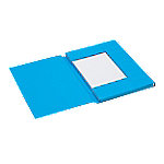 jalema Dossiermap 3 flap A4 Blauw Karton 3 kleppen 31 x 23 cm