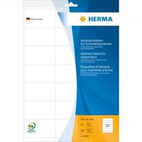 herma Multifunctionele etiketten 4441 Wit 70 x 42 mm 20 Vellen à 21 Etiketten