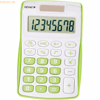 Genie 120 G calculator Pocket Rekenmachine met display Groen, Wit