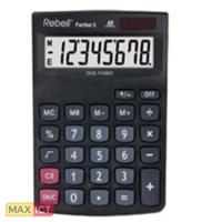 Rebell Panther 8 calculator Desktop Basisrekenmachine Zwart