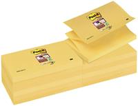 Post-it Super Sticky Z-Notes, ft 76 x 127 mm, geel, blok van 90 vel
