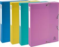 Exacompta Forever Young elastobox, uit PP, rug van 4 cm, geassorteerde kleuren