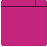 Smit Visual Magneetfolie Scrum roze, set van 5 stuks