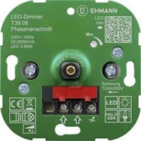 Dimmer (inbouw) Geschikt voor lampen: Spaarlamp, LED-lamp, Halogeenlamp, Gloeilamp Ehmann 3900x0800