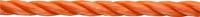 Polypropyleendraad gevlochten (Ø x l) 8 mm x 120 m dörner + helmer 190022 Oranje