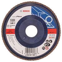 Bosch 2608607364 Lamellenschuurschijf Best for Metal - K120 - 115mm - Vlak