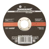 Silverline UniverseleHeavy-Duty' snijschijf, plat 115 x 1 x 22,23 mm