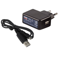Ferm laadadapter CDA1078S met USB kabel voor  accuboormachine CDM1108S