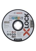 Bosch 2608619270 X-Lock Slijpschijf Multi Construction - Recht - 125mm