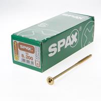 Spax Spaanplaatschroef Tellerkop discuskop gebruineerd T40 8 x 200mm