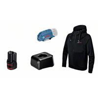 Bosch 06188000GE Beverwarmbare hoodie Maat: XL Zwart