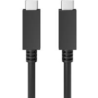 goobay Kabel USB-C/Cv3.2 PD 100W bk 0.5m