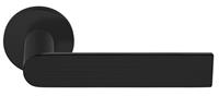 Formani Deurkruk Piet Boon ARC PBA100 ongeveerd op rozet - PVD mat zwart