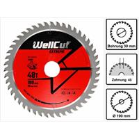 Wellcut WC-C1903048 TCT-zaagblad Extreme | 190 mm x 48T x 30 mm | Geschikt voor HS7601J, C7U2, DWE576, GKS65