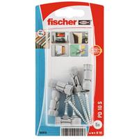 Fischer plaatplug met schroef - 10x28mm (Per 5 stuks)