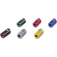 Modelspoor mof 2.6 mm 100 stuks Geel, Grijs, Groen, Rood, Blauw, Bruin, Wit, Zwart, Oranje