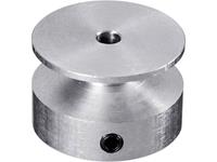Reely Aluminium V-riemschijf Boordiameter: 6 mm Diameter: 40 mm