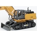 HUINA 1/16 11 Channel 2.4G RC Excavator with Diecast Bucket