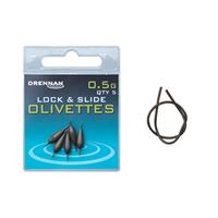 Drennan Olivettes Lock & Slide - Lood - 0.5g