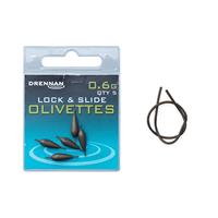 Drennan Olivettes Lock & Slide - Lood - 0.6g