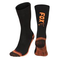 FOX Black/Orange Thermolite Long Sock - Maat 40-43