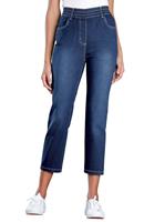 Your Look... for less! Dames 3/4-jeans blue-stonewashed Größe