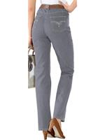 5-pocket jeans in grey-denim van heine