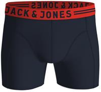 jackandjones Jack and Jones JACSENSE Boxershort Navy Blauw 2-Pack
