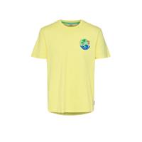 ONLY & SONS T-shirt met printopdruk geel